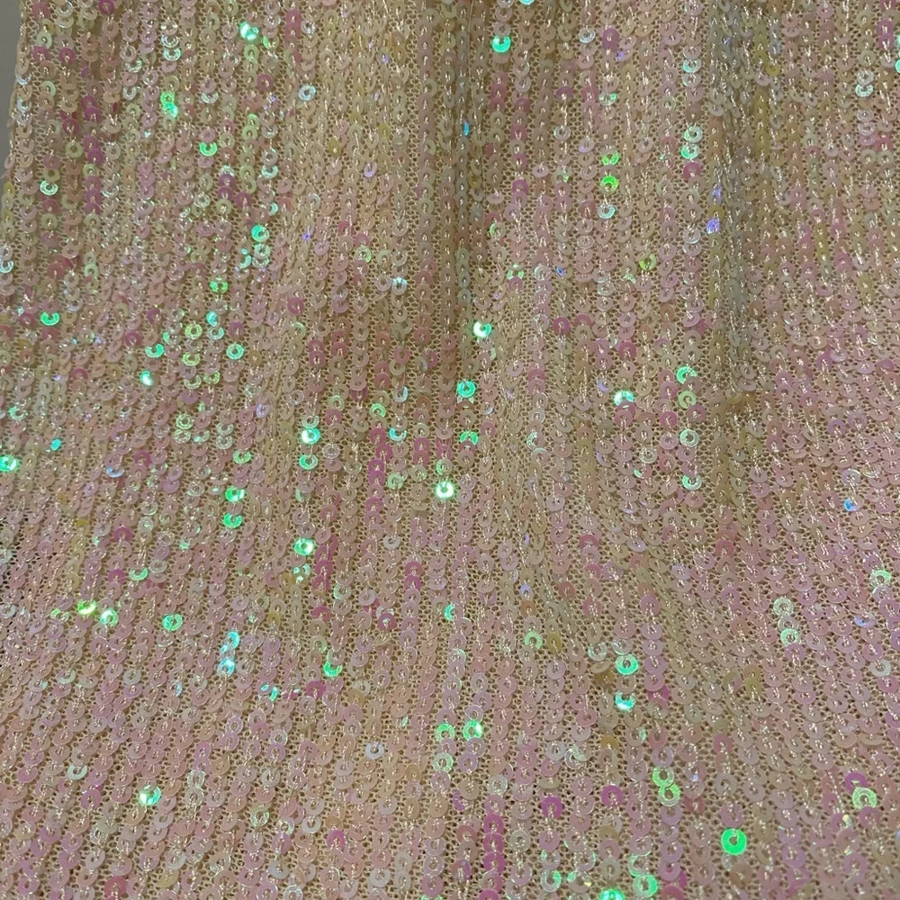 Free People Gold Rush Mini Dress in Icicle Pearl Combo. Perfect for Coachella
